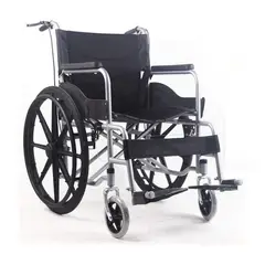 OEM - Silla de Ruedas Standard Plegable Doble freno CROMADA