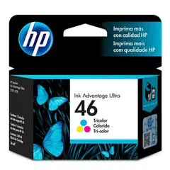 HP - TINTA 46 (CZ638AL) TRICOLOR