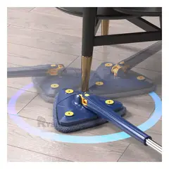 GENERICO - Fregona Util y Funcional de Tono Azul Y+Banderitas Adhesivas