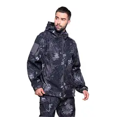 GENERICO - Chaqueta Tactica Casaca Piel De Tiburon Camping Camuflada S