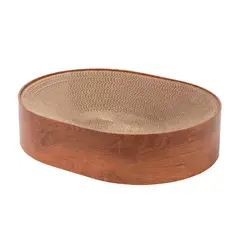 CAT OH - Rascador Oval Marrón