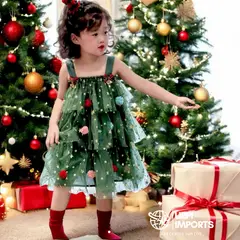 GENERICO - VESTIDO PARA BEBE NAVIDAD