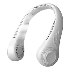 GENERICO - Ventilador de Cuello Portatil Recargable - Blanco