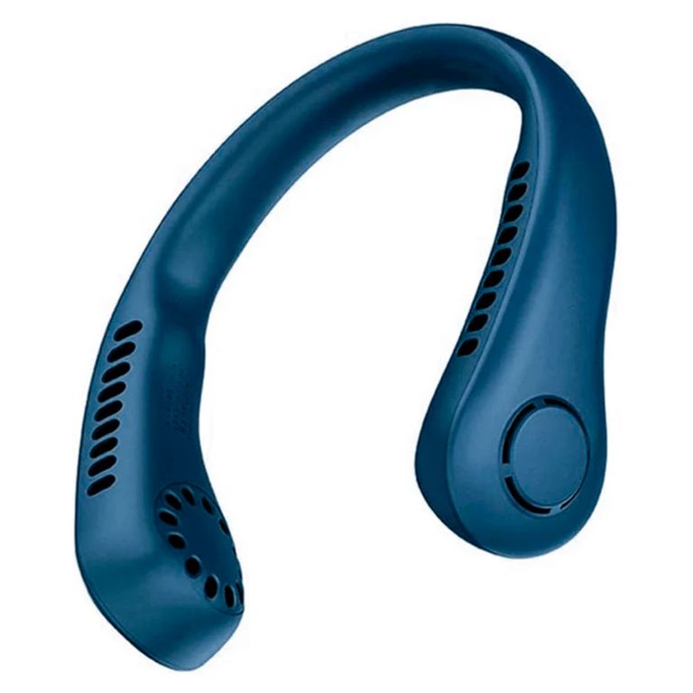 Ventilador de Cuello Portatil Recargable - Azul