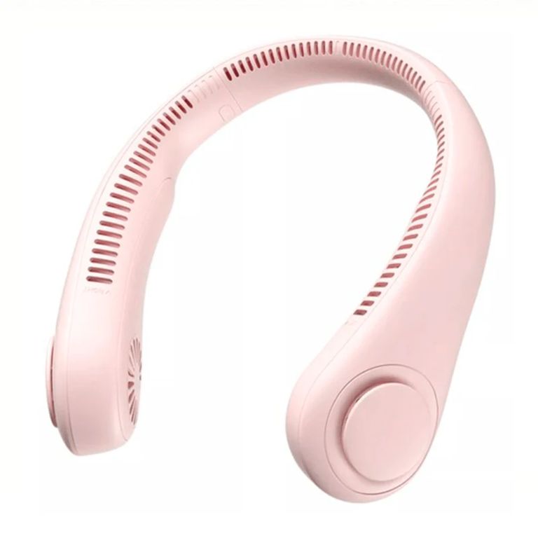 Ventilador de Cuello Portatil Recargable - Rosado