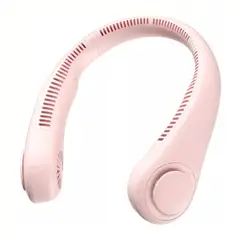 GENERICO - Ventilador de Cuello Portatil Recargable - Rosado