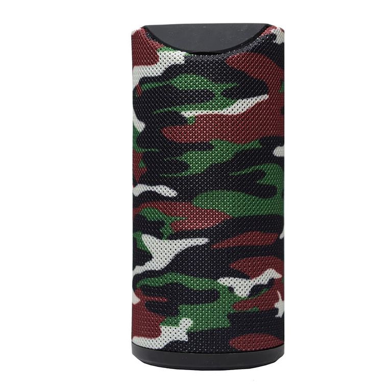 Parlante Bluetooth Portátil Anti-salpicaduras Verde Camuflaje