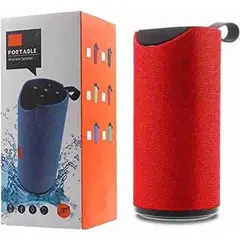 GENERICO - Parlante Bluetooth Portátil Anti-salpicaduras Rojo