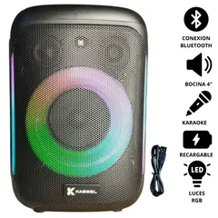 GENERICO - Parlante Portatil KASSEL K412 USB BT TWS RGB