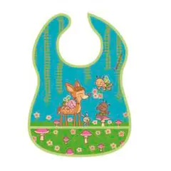 LAKEN - BABERO BEBE NIÑO IMPERMEABLE CON BOLSILLO -