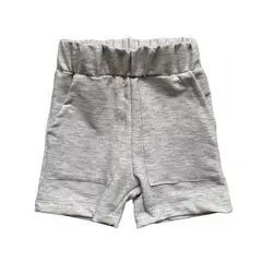 RED CARROT - Short unisex niño french terry gris