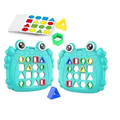 GENERICO - Juego de Memoria Interactivo de Encaje de Formas Geométricas