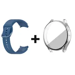 GENERICO - CORREA + BUMPER 40 MM PARA SAMSUNG GALAXY WATCH 5 AZUL