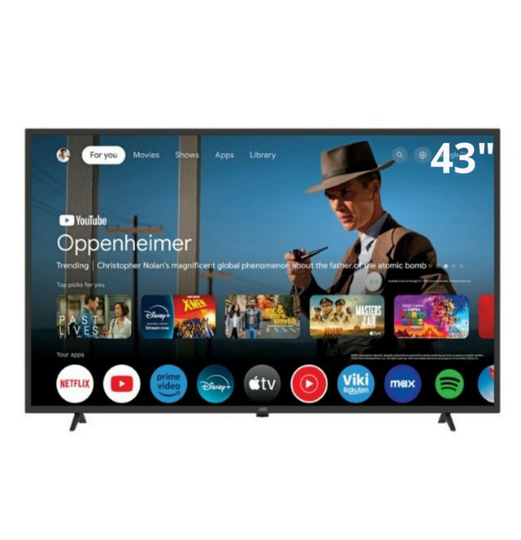 Televisor JVC Led 43 Smart Full HD Google Tv LT-43KM348