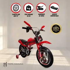 CROSS - Bicicleta Para Niño Aro 16 «LAKEMIA» Red