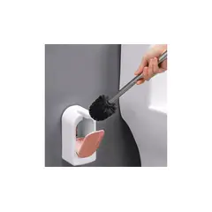 WELL BEING - Escobilla de Inodoro con Soporte Limpieza Elegante y Eficiente