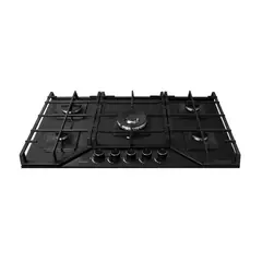 SOLE - Cocina Encimera a Gas SOLCO067 con 5 Quemadores Italianos SABAF.