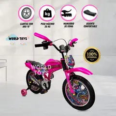 CROSS - Bicicleta Para Niño Aro 16 «LAKEMIA» Pink