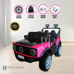 MERCEDES BENZ - Carro a Batería Para Niños «TOYIN » Pink