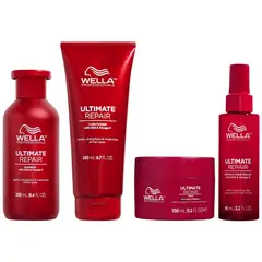 WELLA - Shampoo 250ml+ Acondicionador Mascarilla Miracle Ultimate Repair