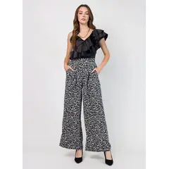 DOLCATTA - Pantalón Palazzo Balenciaga - Black Color -