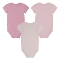 HUGGIES - Ropa de Bebé Pack de 3 Bodies Niña Coral