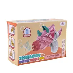 GENERICO - Generador de Burbujas Dino Happy Rosa