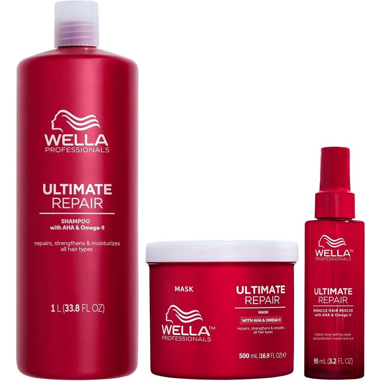 Shampoo 1000ml + Mascarilla + Miracle Hair 95ml Ultimate Repair
