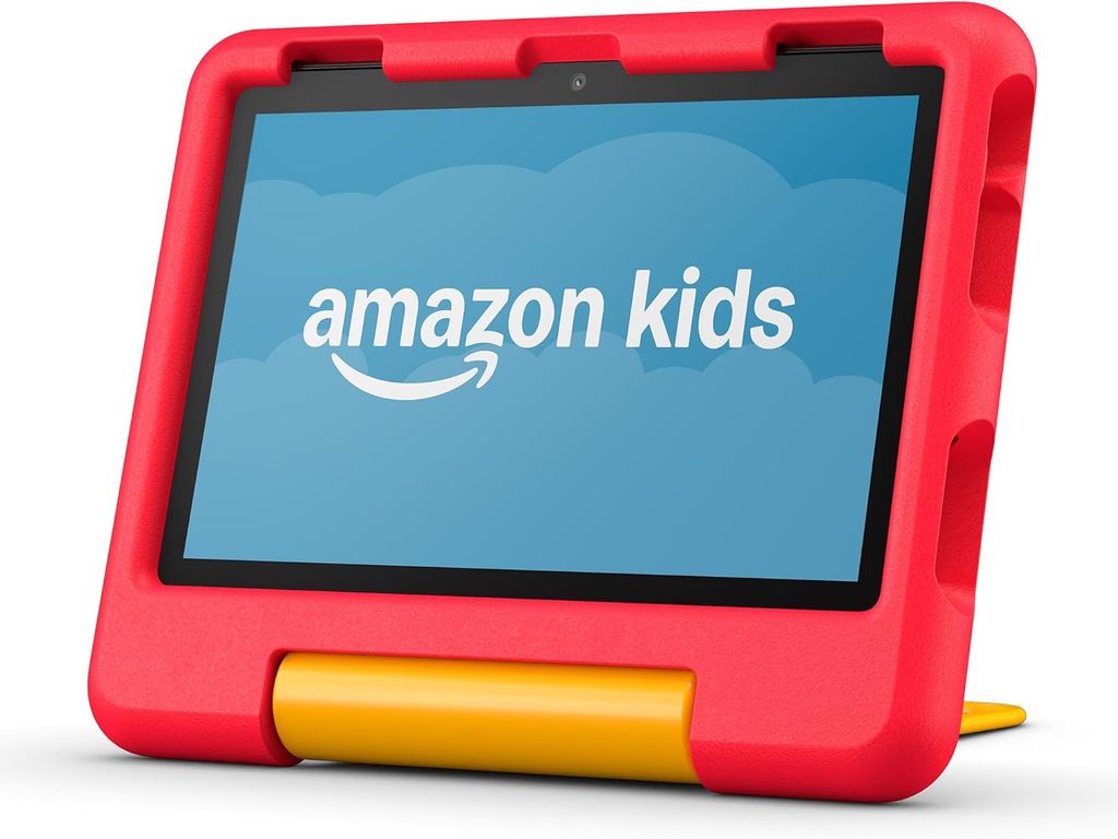 Tablet Fire HD 8 Kids 12va Gen 2024 - 3 a 7 años - 32GB - Rojo