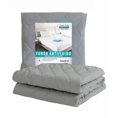 GENERICO - Protector de Colchón 1.5 PLAZAS IMPERMEABLE - ANTIÁCAROS - ACOLCHADO I DREAM SUPREME