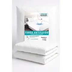 GENERICO - Protector de Colchón KING IMPERMEABLE - ANTIÁCAROS - ACOLCHADO I DREAM SUPREME