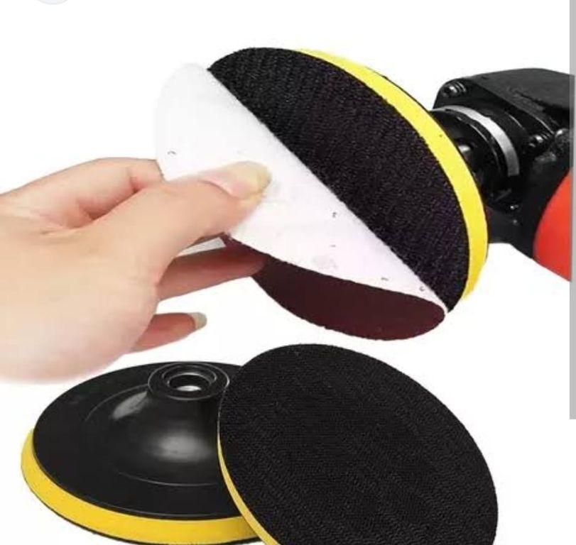 BASE DISCO VELCRO PARA LIJAR MADERA DE 41/2 PARA AMOLADORA