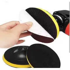 GENERICO - BASE DISCO VELCRO PARA LIJAR MADERA DE 41/2 PARA AMOLADORA