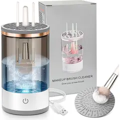 GENERICO - Limpiador Eléctrico de Brochas de Maquillaje Portátil y Eficiente