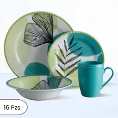 CORONA - Juego de Vajilla Artemisa 16 Piezas