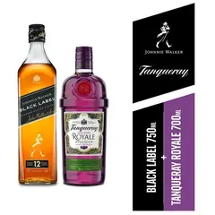 Whisky BLACK LABEL 750ML + Royale 700ml