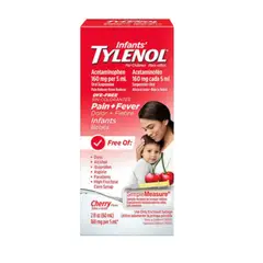 GENERICO - Suspensión Tylenol para bebes sabor cereza 60 ml