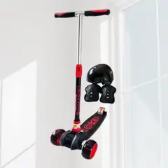 OKA - SCOOTERS MAXI PARA NIÑOS PLEGABLE CON EQUIPO DE PROTECCIÓN