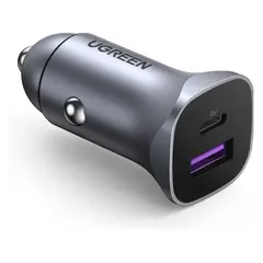 UGREEN - Cargador de Coche USB-C 30W 2 Puertos CD130 - 40858