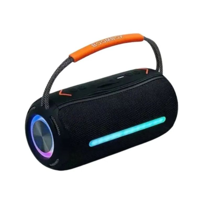 Parlante portatil Bluetooth y Radio Color Negro