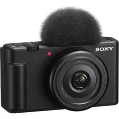 SONY - ZV-1F Vlogging Camera - Negro