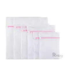 RYBIU IMPORT - Malla para Lavar y Proteger Ropa Blanco Y+Gift Stickers