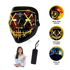 GENERICO - Antifaz Lllamativa en Color Amarillo Y+Gift Stickers