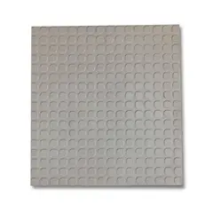 QRUBBER - Piso antideslizante caucho indelval color beige 3.2 mm x 50cm x 50cm
