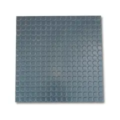 QRUBBER - Piso antideslizante caucho indelval color Charcoal 3.2 mm x 50cm x 50cm
