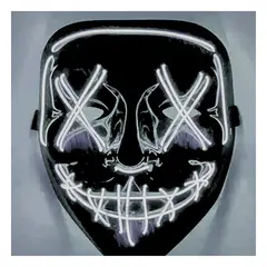 GENERICO - Mascara Bonita y Elegante de Color Blanco Y+Regalo Agendita