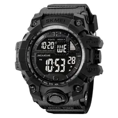 SKMEI - Reloj 2245 Hombre Digital Deportivo Dual Cronómetro LED - Negro