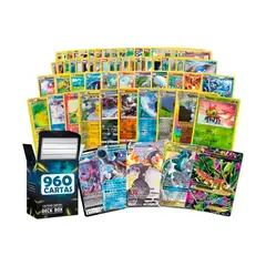 POKEMON - LOTE 960 CARTAS AL AZAR TCG