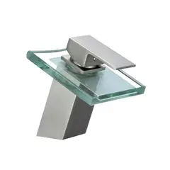 XM - MEZCLADORA MONOCOMANDO DE LAVATORIO CASCADA CROMADO M01041