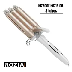 GENERICO - Rizadora Ondulador de Cabello Tenaza 3 Tubos.
